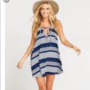 Show Me Your MuMu Rancho Mirage Lace Up TunicDress